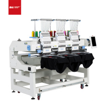 BAI 1200rpm 3 head 12 needles computerized embroidery machine for hat flat t-shirt shoe embroidery with gigh speed